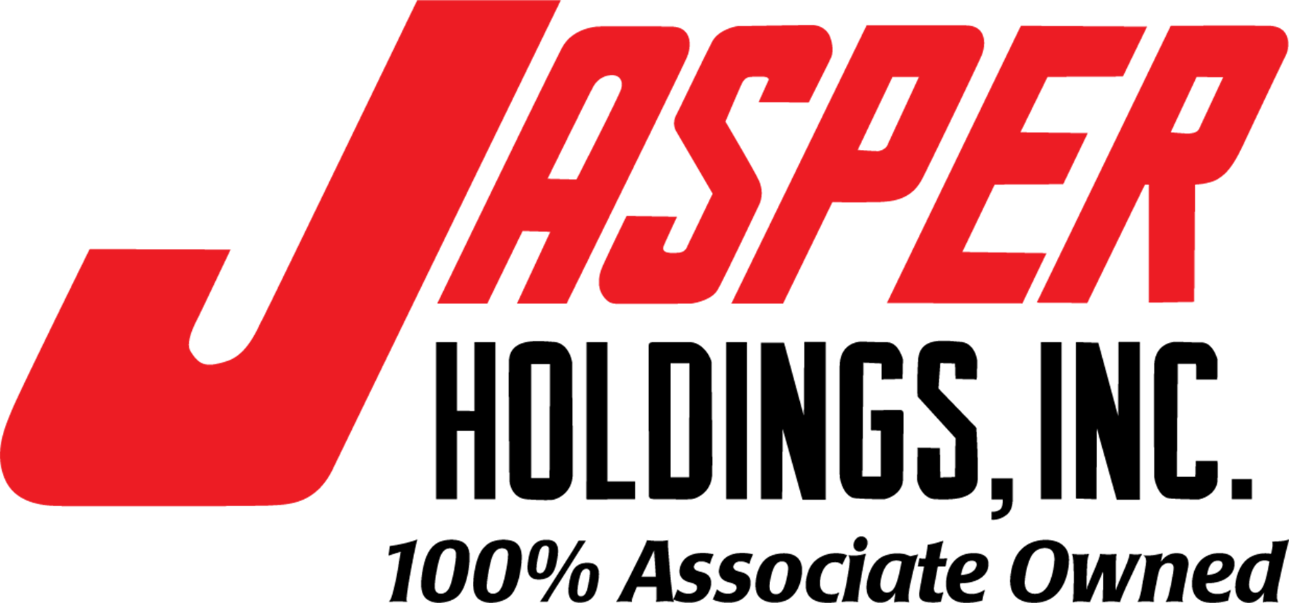 Logo for Jasper Holdings, Inc., in red and black. The 
