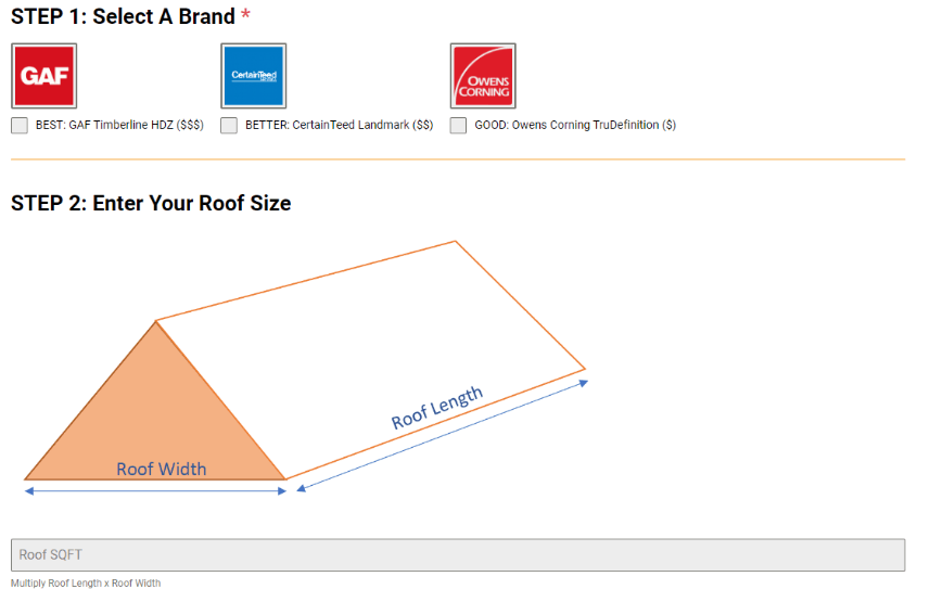 roof cost calculator