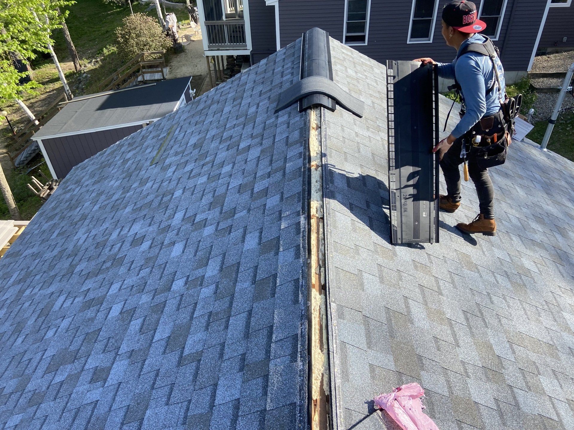 installation of ridge vent