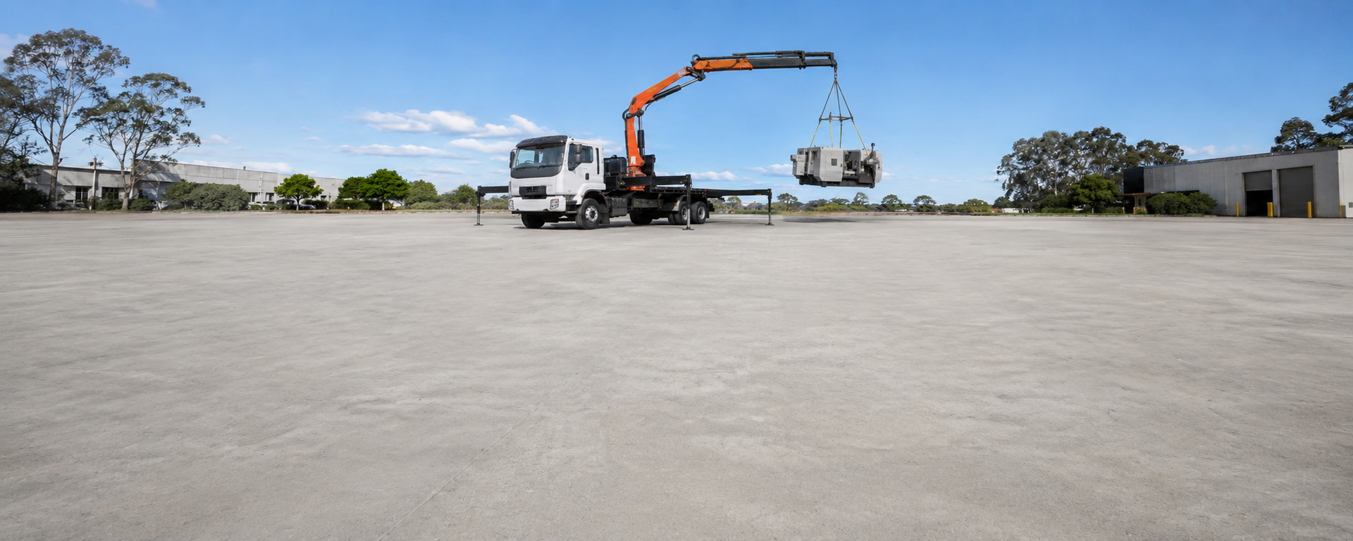 Crane truck hire