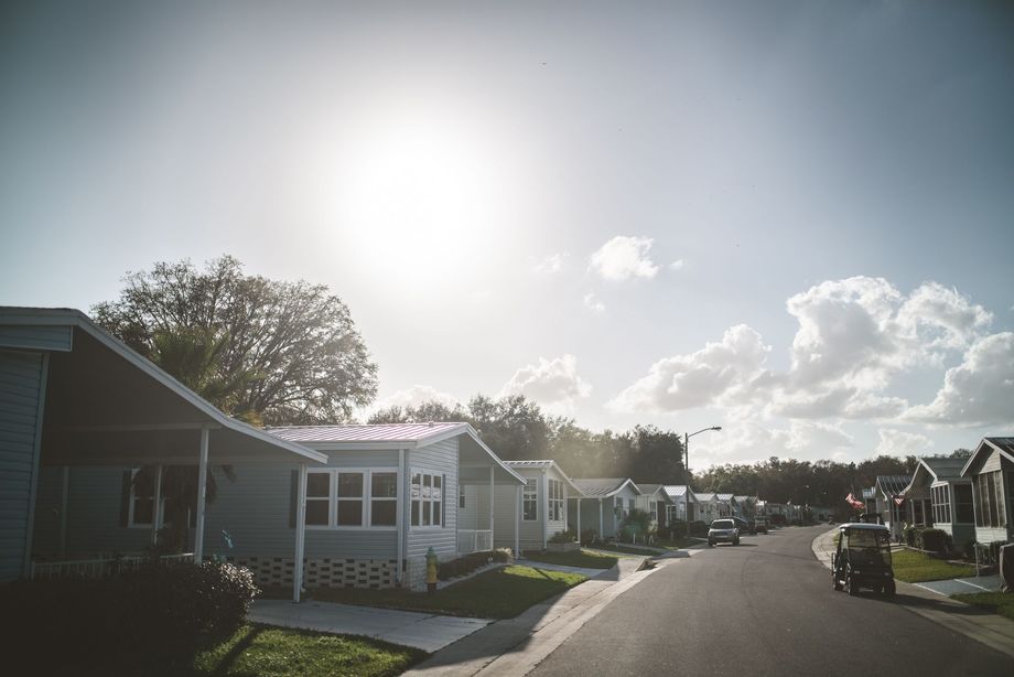 Sunny mobile home park