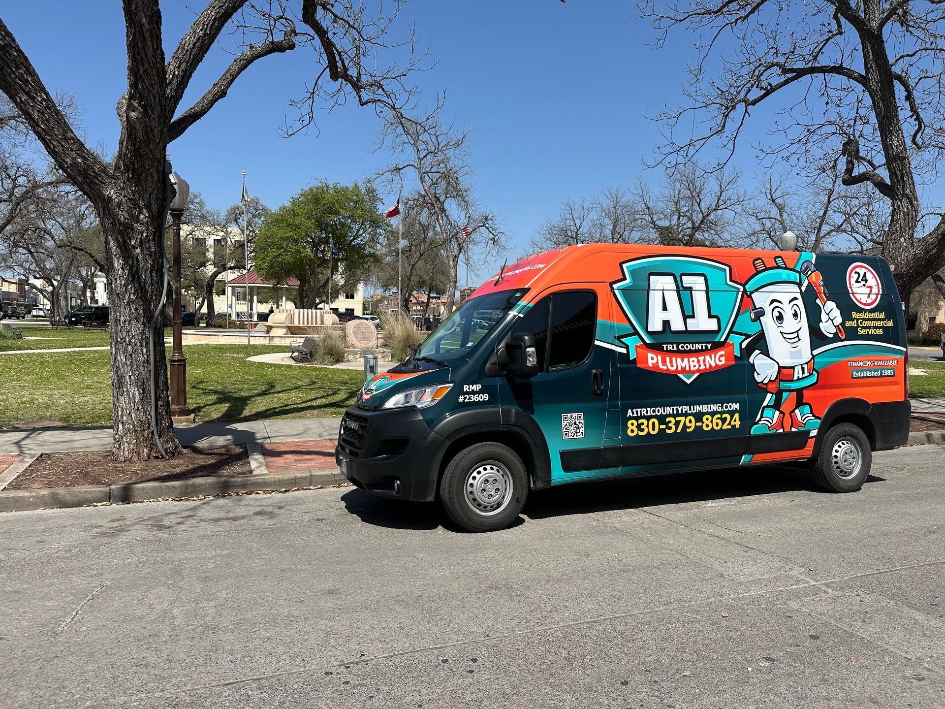 Man Detecting Leak — Seguin, TX — A1 Tri-County Plumbing Man Detecting Leak — Seguin, TX — A1 Tri-County Plumbing
