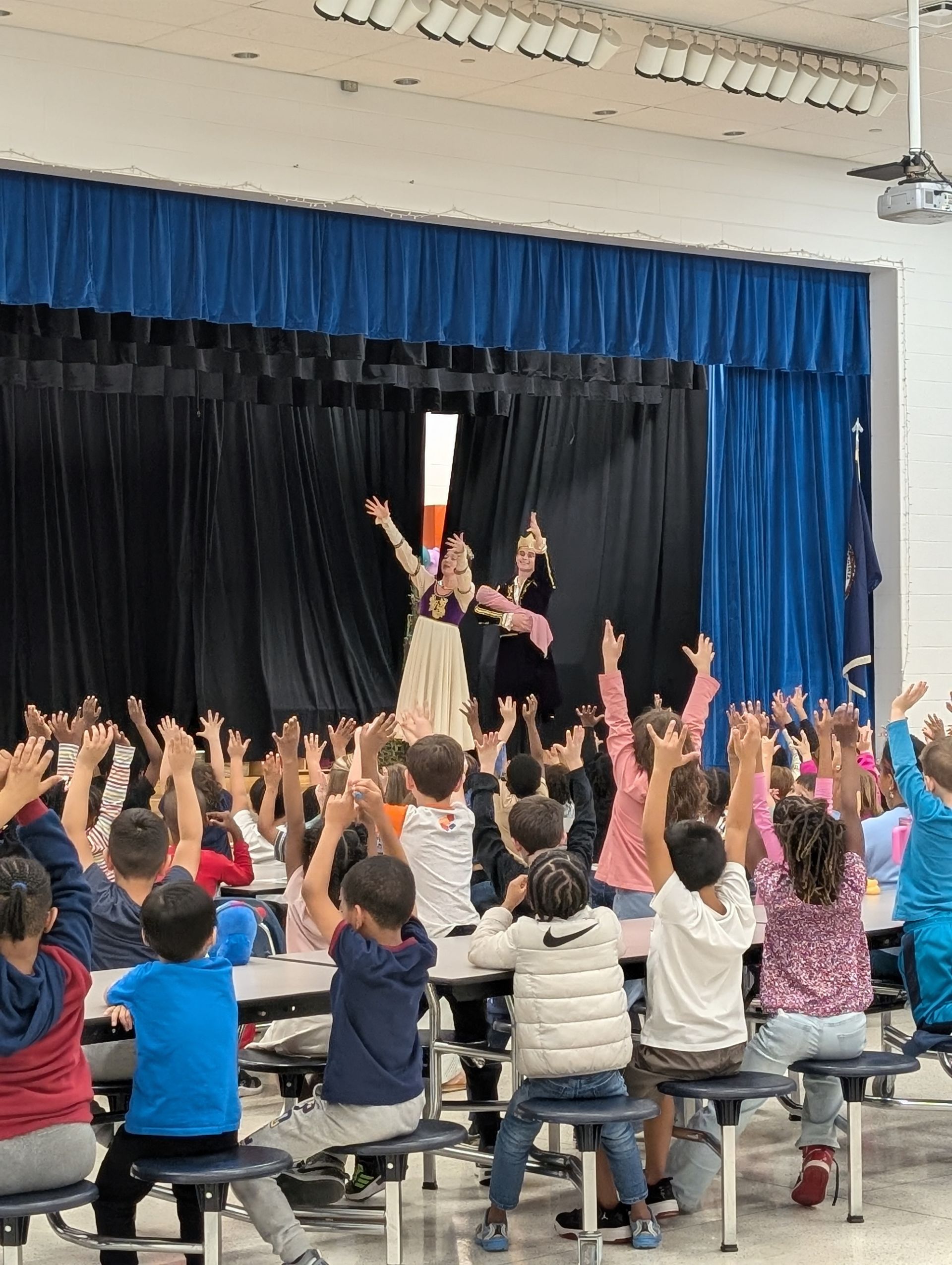 Students enjoying the ballet