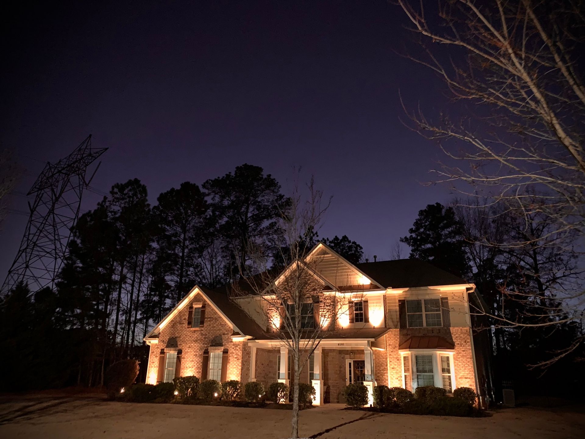 Outdoor Lighting Peachtree, Fayetteville, GA Peachtree Lightscapes