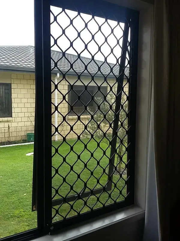Home fly screen security window screen installed in a Albury Home