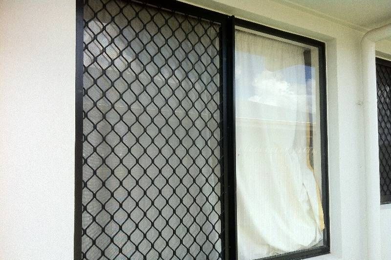 Window Security Screen fitted over a window