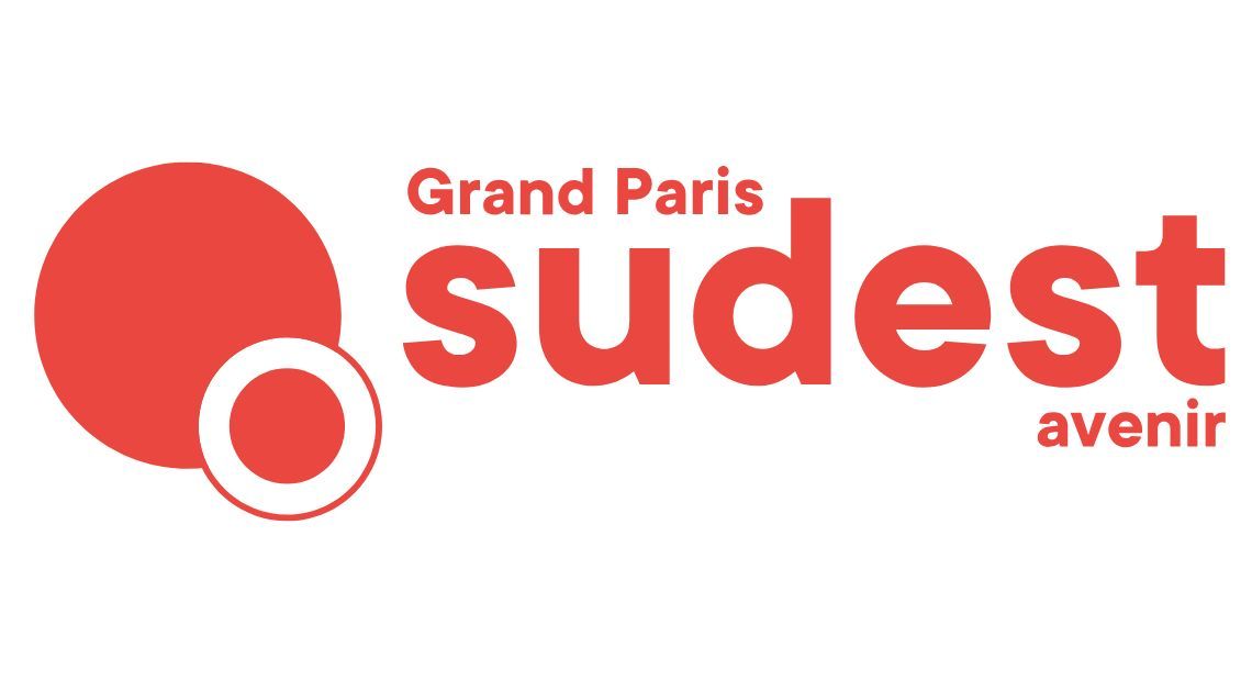 Logo de la région Île-de-France, comportant une étoile rouge à côté du texte bleu et rouge indiquant « Région Île-de-France ».