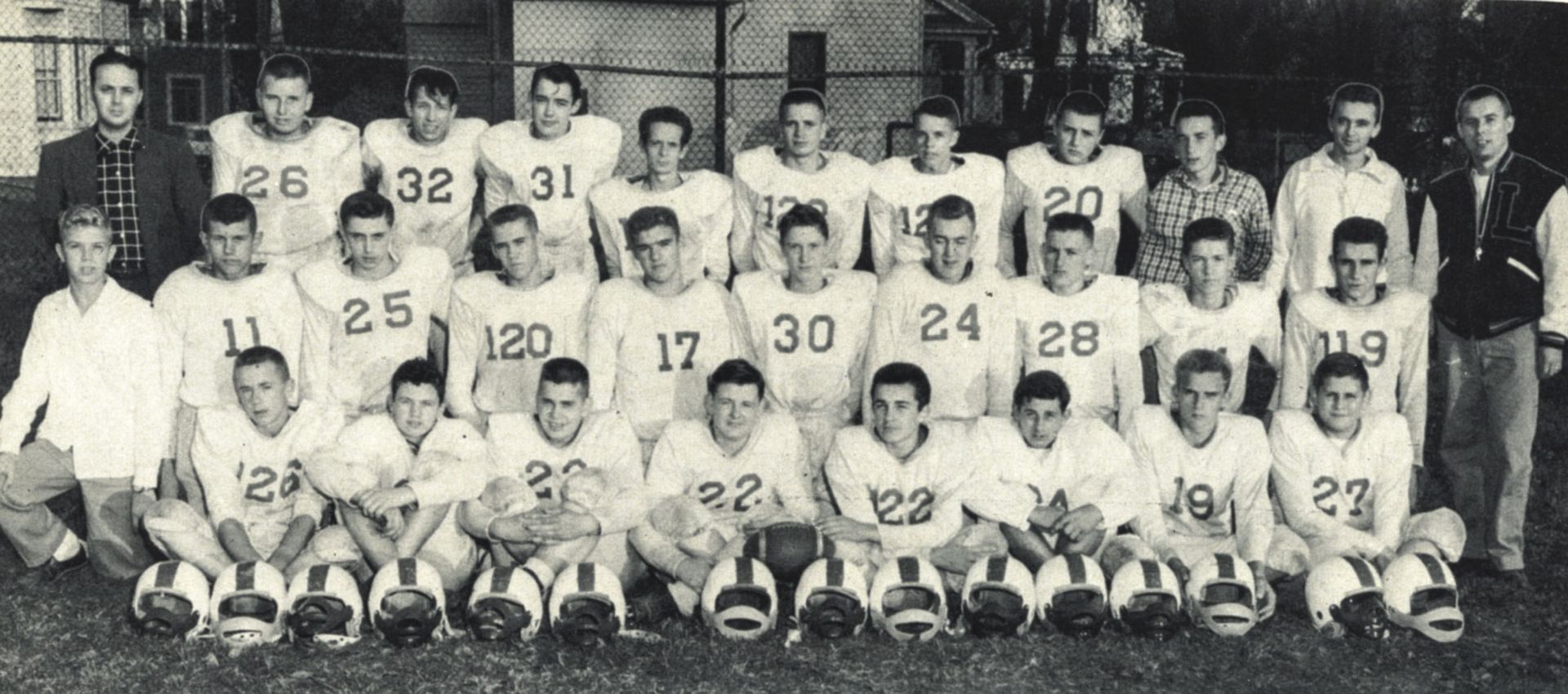 Football team for 1956-57