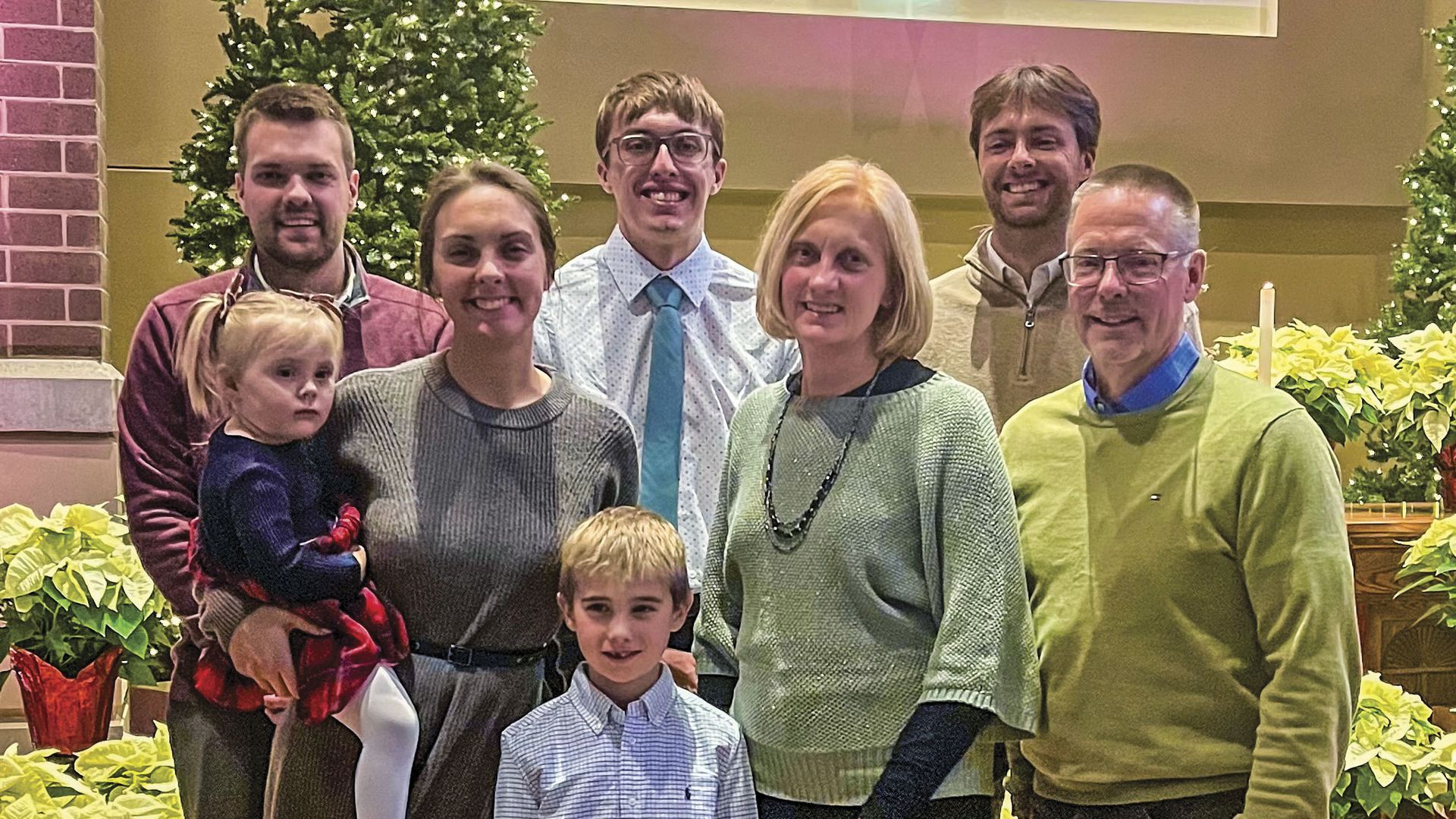 Kathy Stern, her husband, and their family
