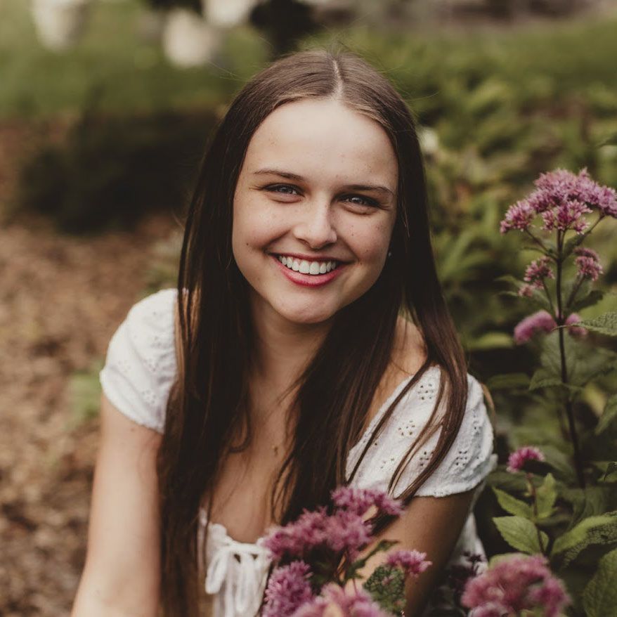 Smiling senior portrait of Meyah