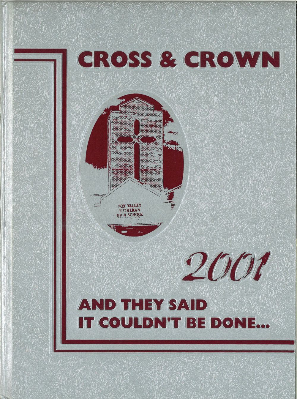 Yearbook cover 2001