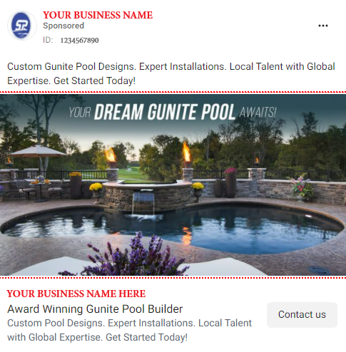 Example of what your Successful Chico Facebook Ads by Peterson SEO could look like