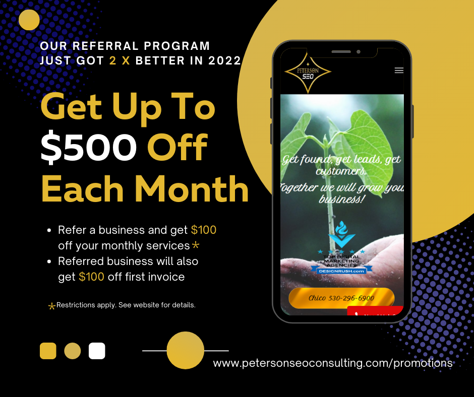 Save up to $500 per month with our Referral program