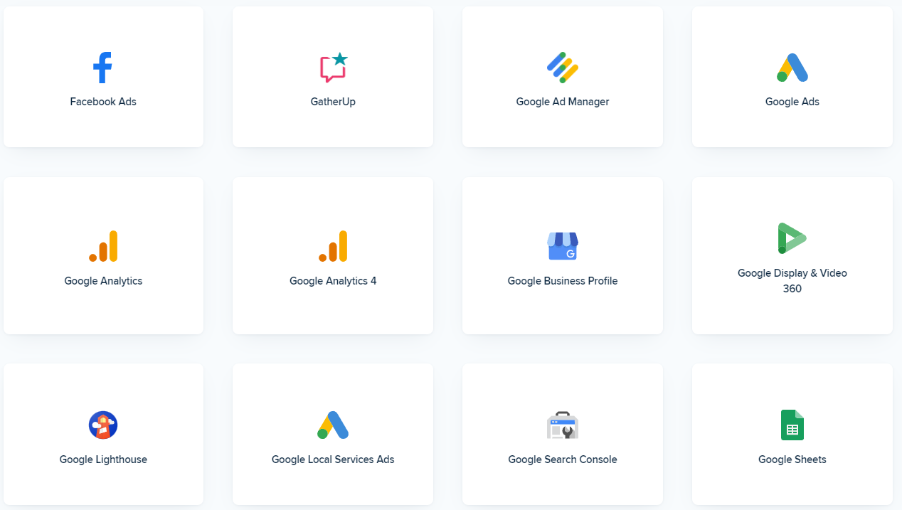 dashboard integrations