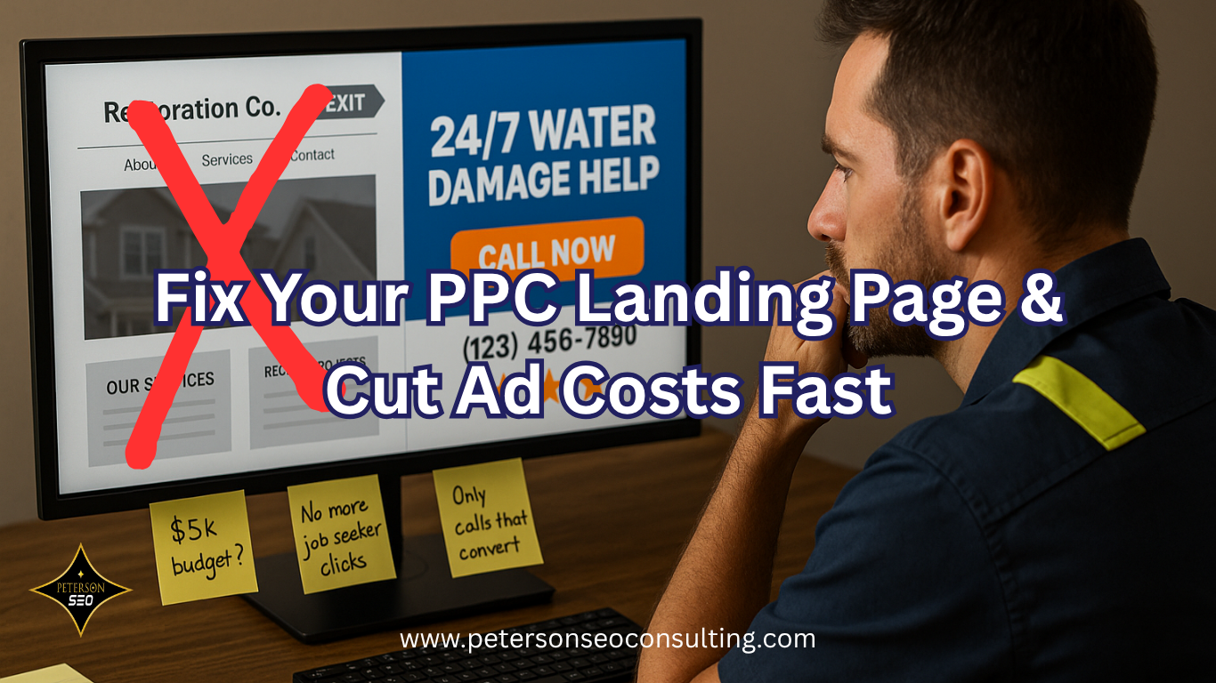 Fix Your PPC Landing Page & Cut Ad Costs Fast