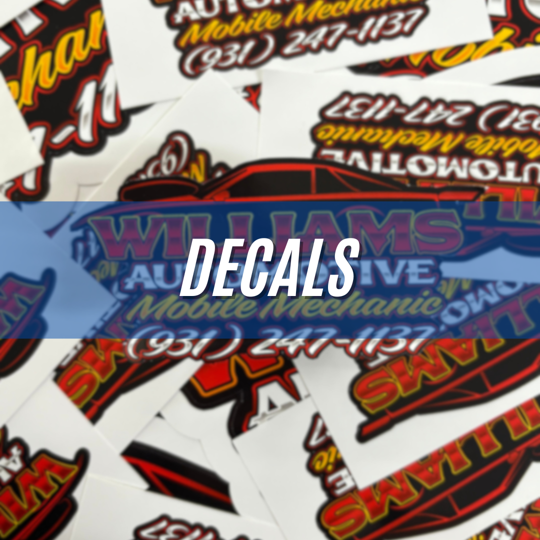 Personalize spaces with custom decals. High-quality prints that stick anywhere.