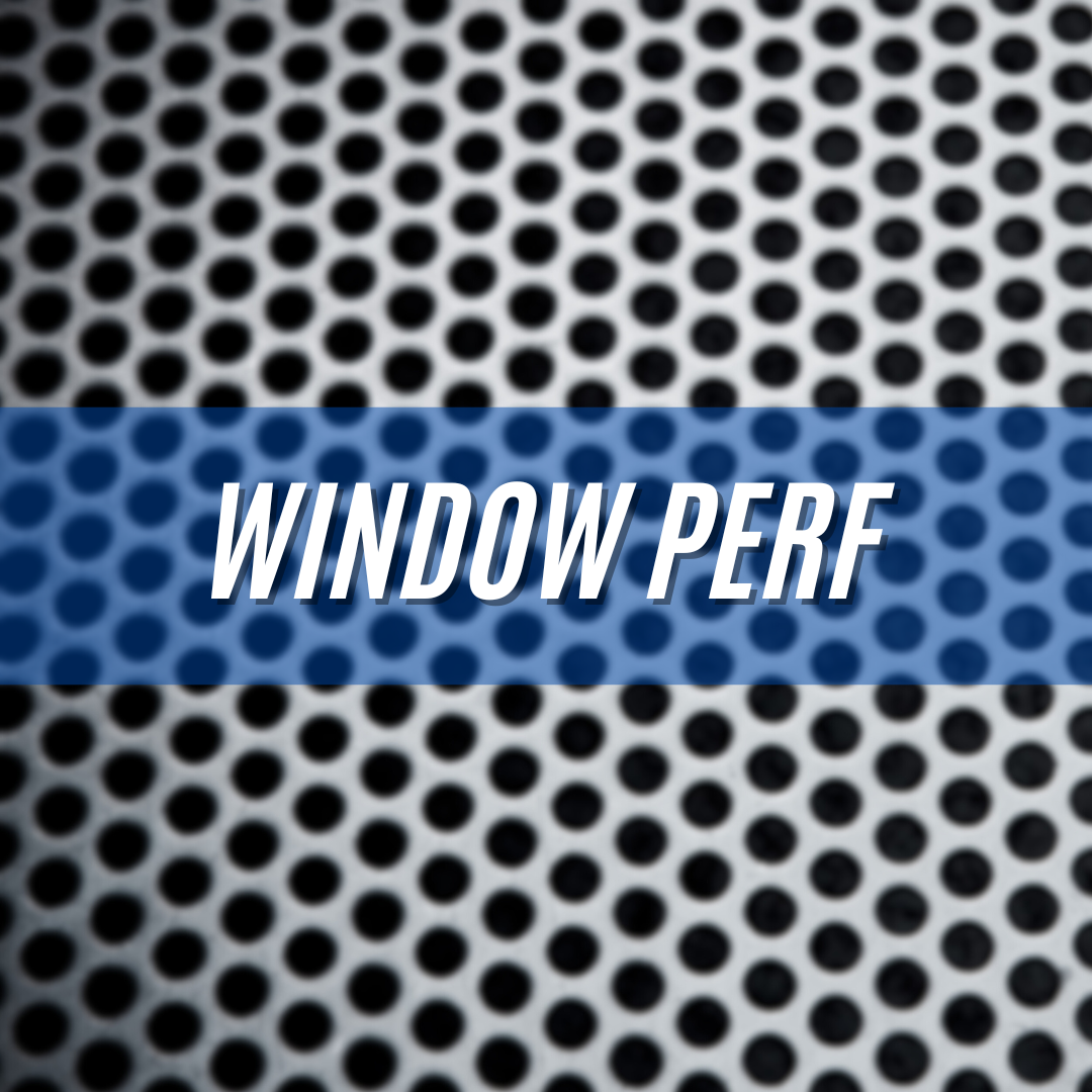 Add privacy and advertising with custom window perf. Full-color, durable designs.