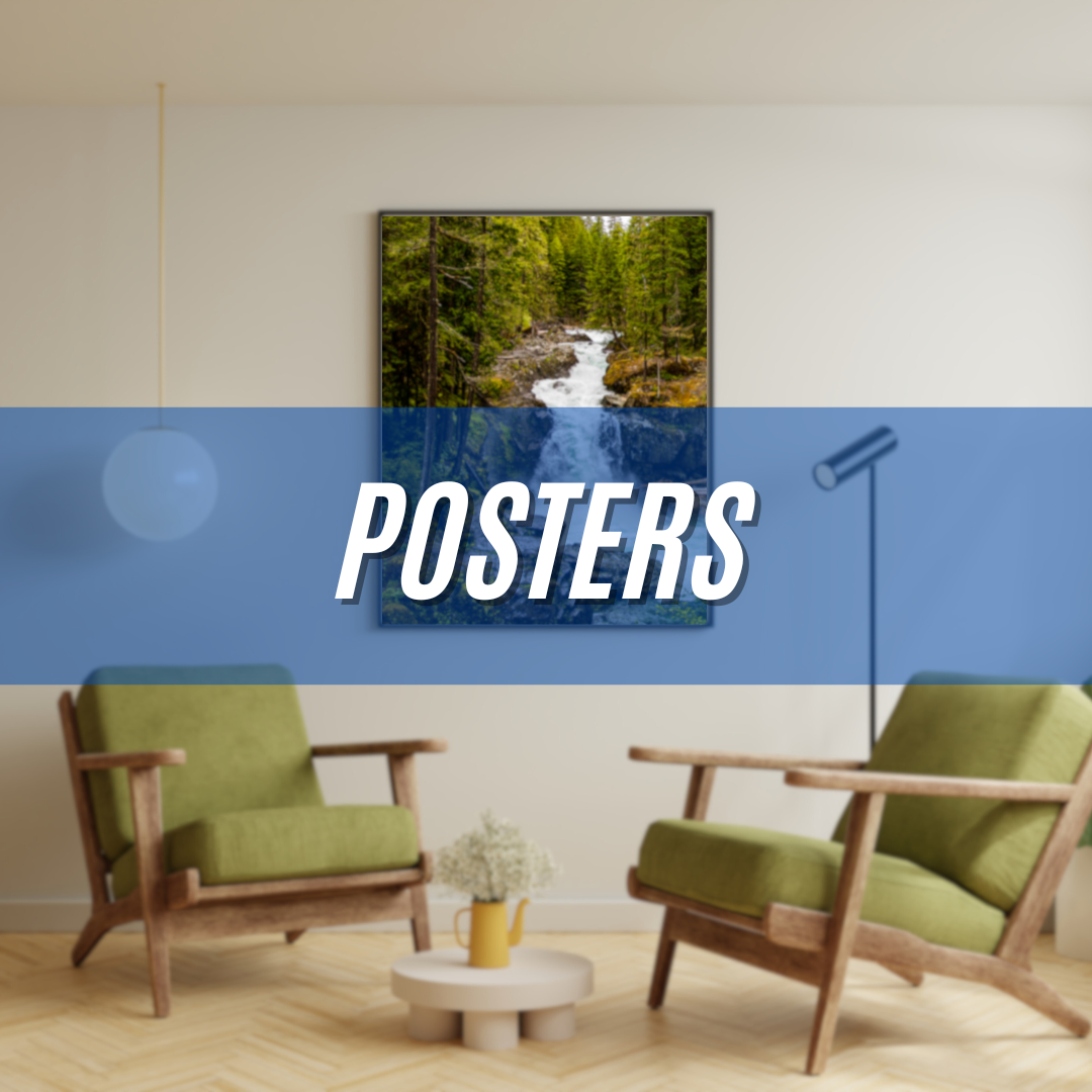 Large or small, posters printed with stunning clarity. Perfect for advertising or décor.