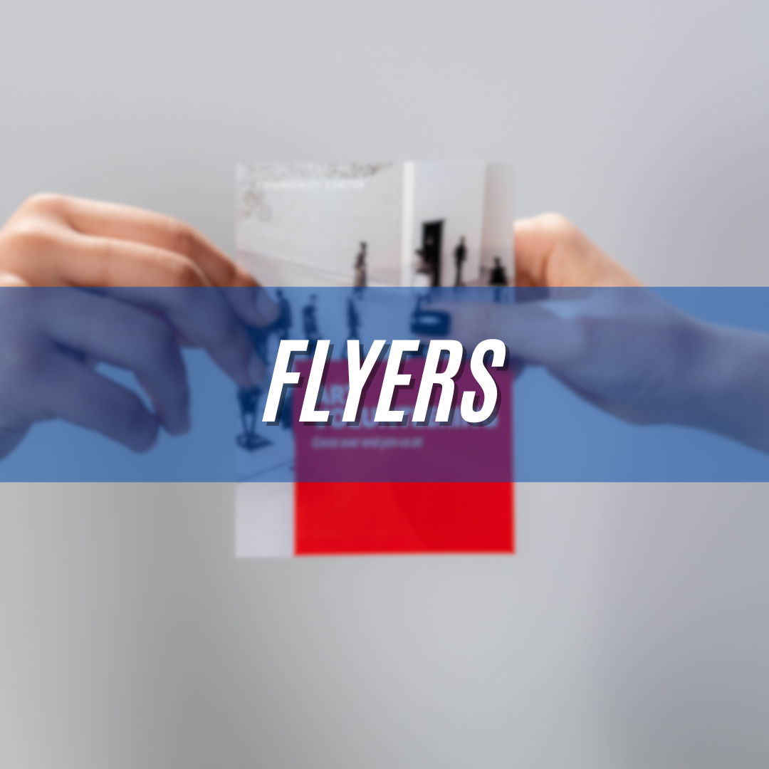 Affordable flyers printed fast. Promote your events, sales, or business with vivid detail.