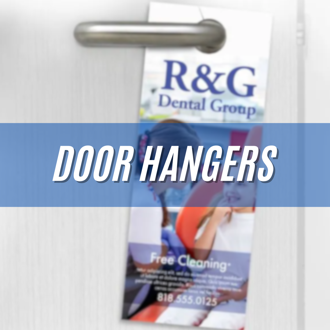 Get noticed with custom doorhangers. Perfect for local promotions and events.