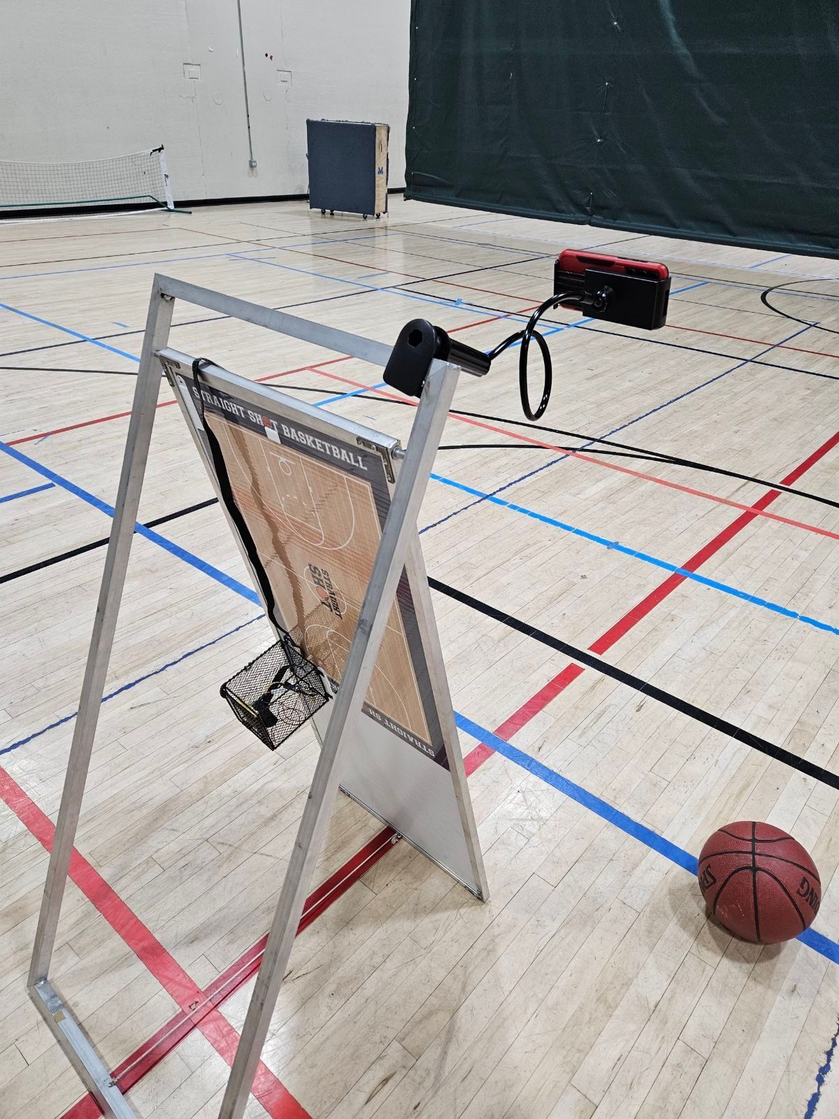 a basketball court