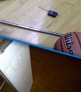 a basketball court