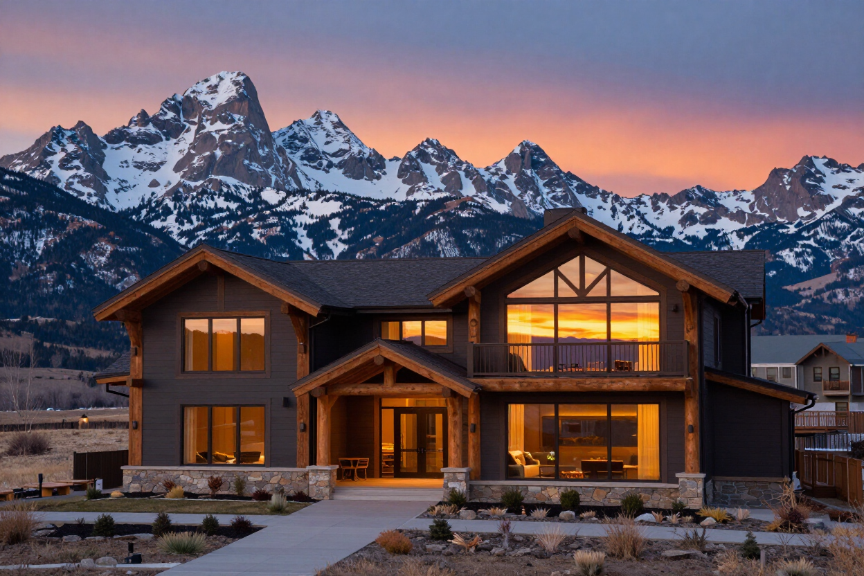 Luxury custom home at Jug Mountain Ranch, Idaho