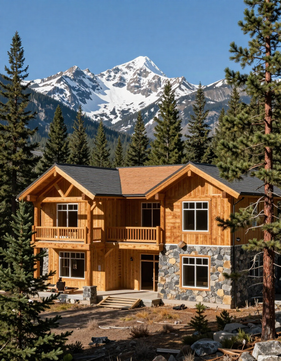 Luxury custom home construction in McCall Idaho