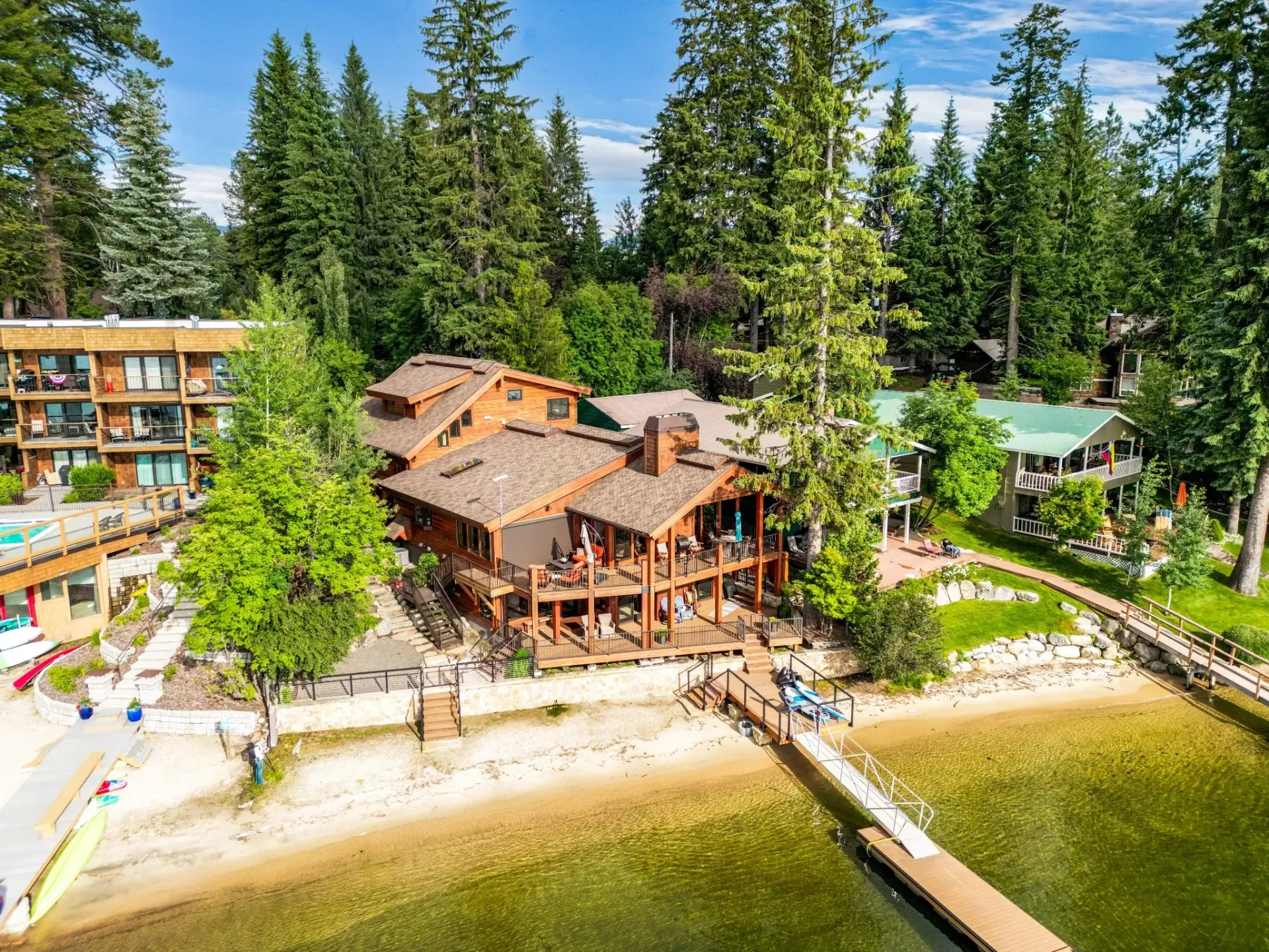 Luxury lakeside home at Payette Lake, Idaho