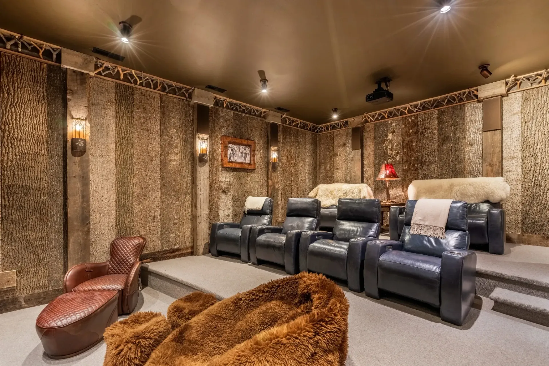 Beautifully remodeled lakeside home interior at Payette Lake