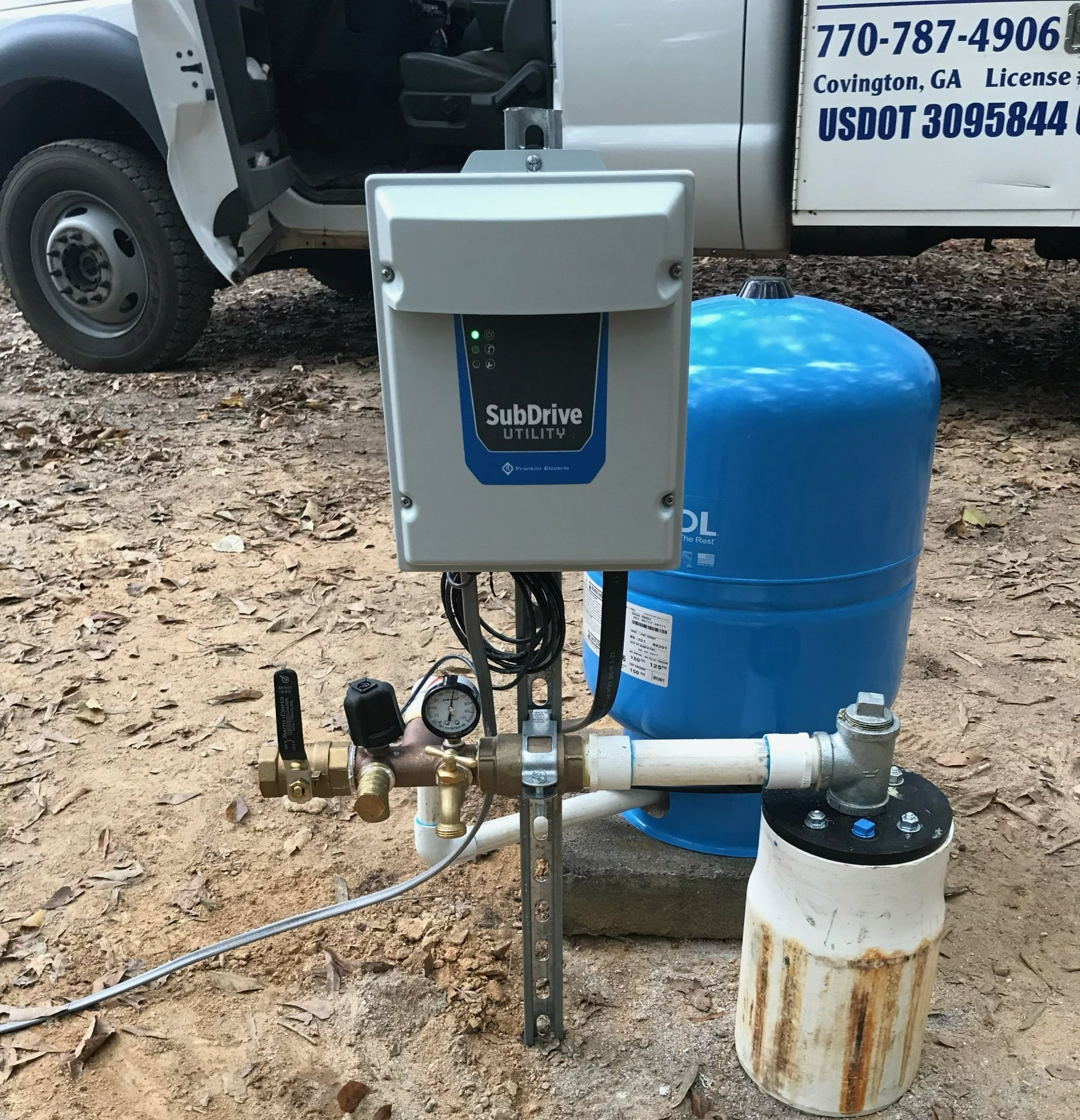 Water Pump Installed — Oxford, Georgia — Brown & Cox Inc Water Pump Installed — Oxford, Georgia — Brown & Cox Inc