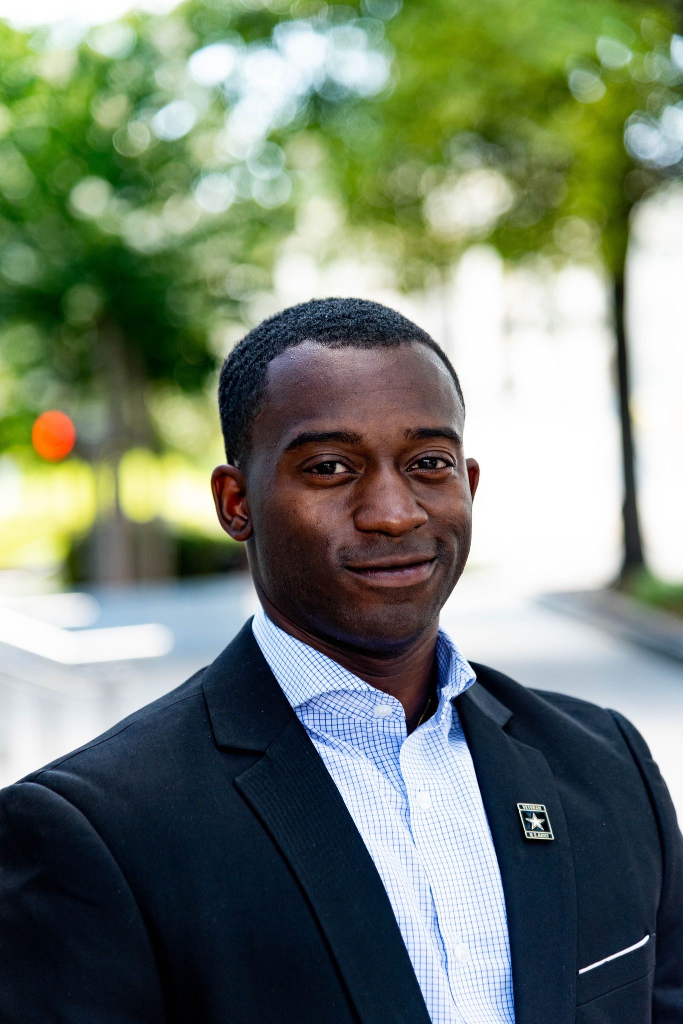 portrait of client in san antonio tx on a sunny day