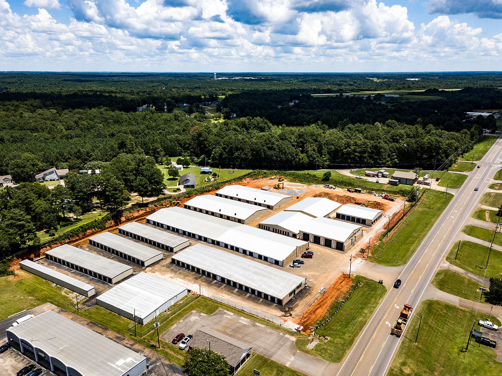 Drone photo in San antonio tx of large property