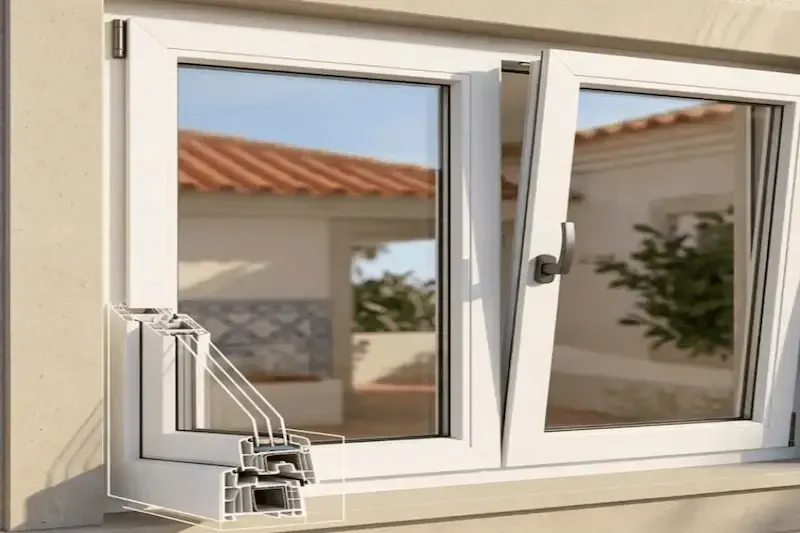 Janela em pvc Loures perimetro diafano