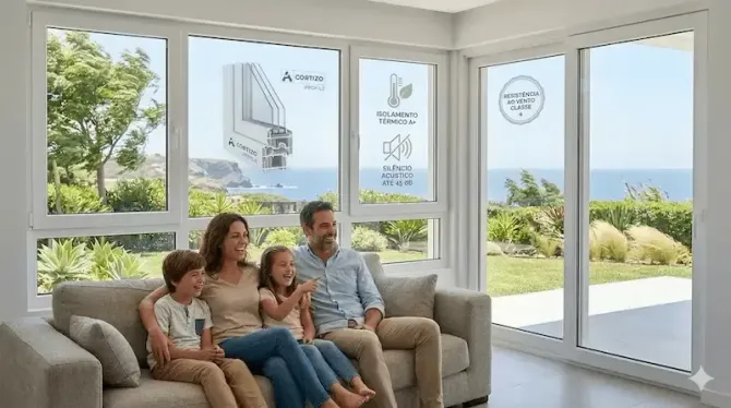 Instalação moderna de janela em PVC em Lisboa pela Perímetro Diáfano