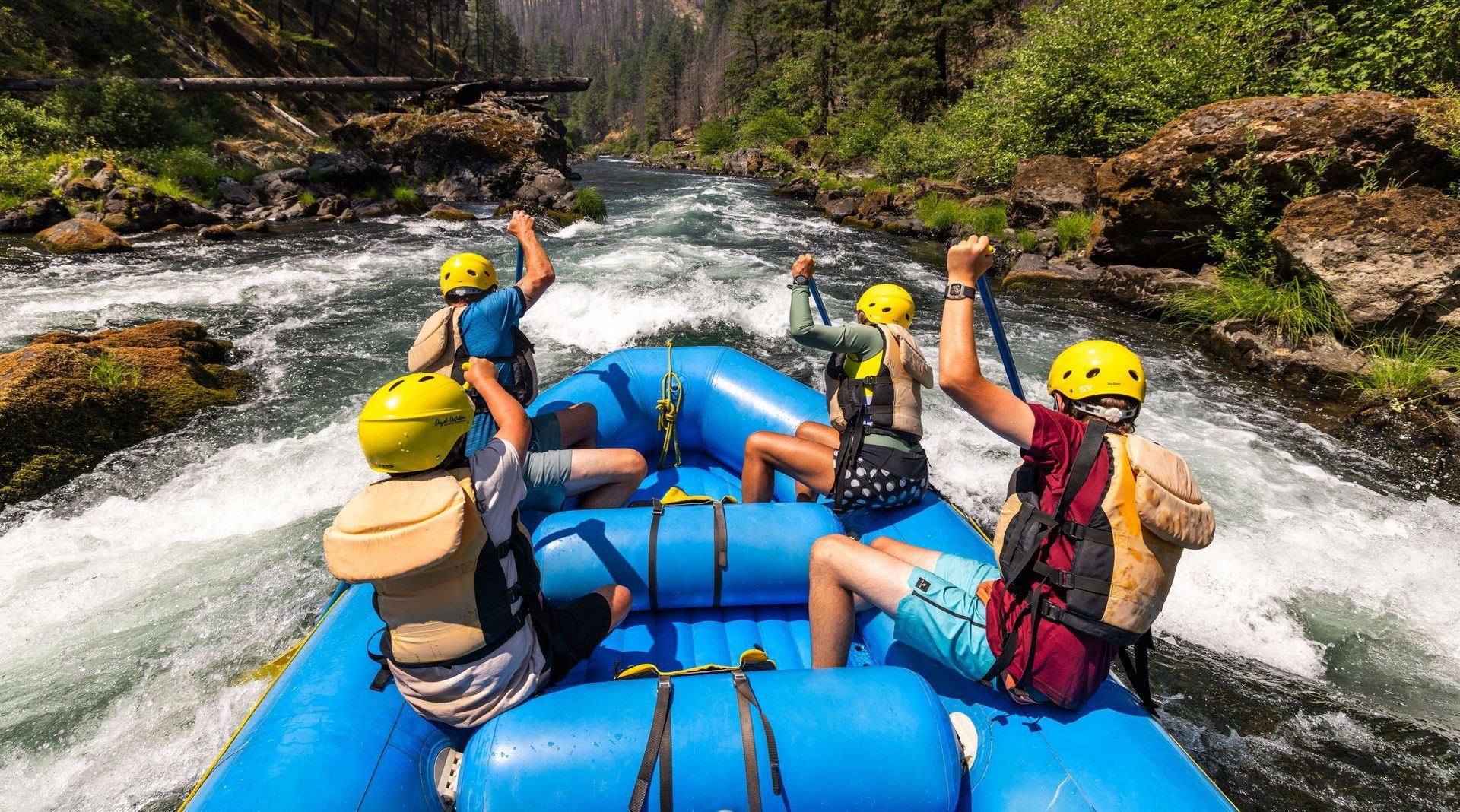 Our Oregon rafting trips provide a beautiful scenery and connection with nature.