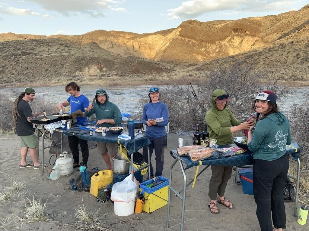 Our staff takes care of all the preparation on the river trips, leaving guests to enjoy themselves.