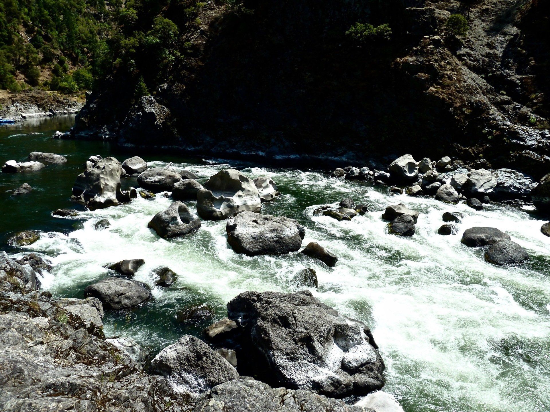 Rogue River has various technical rapids to float through with the guidance of our experienced river guides.