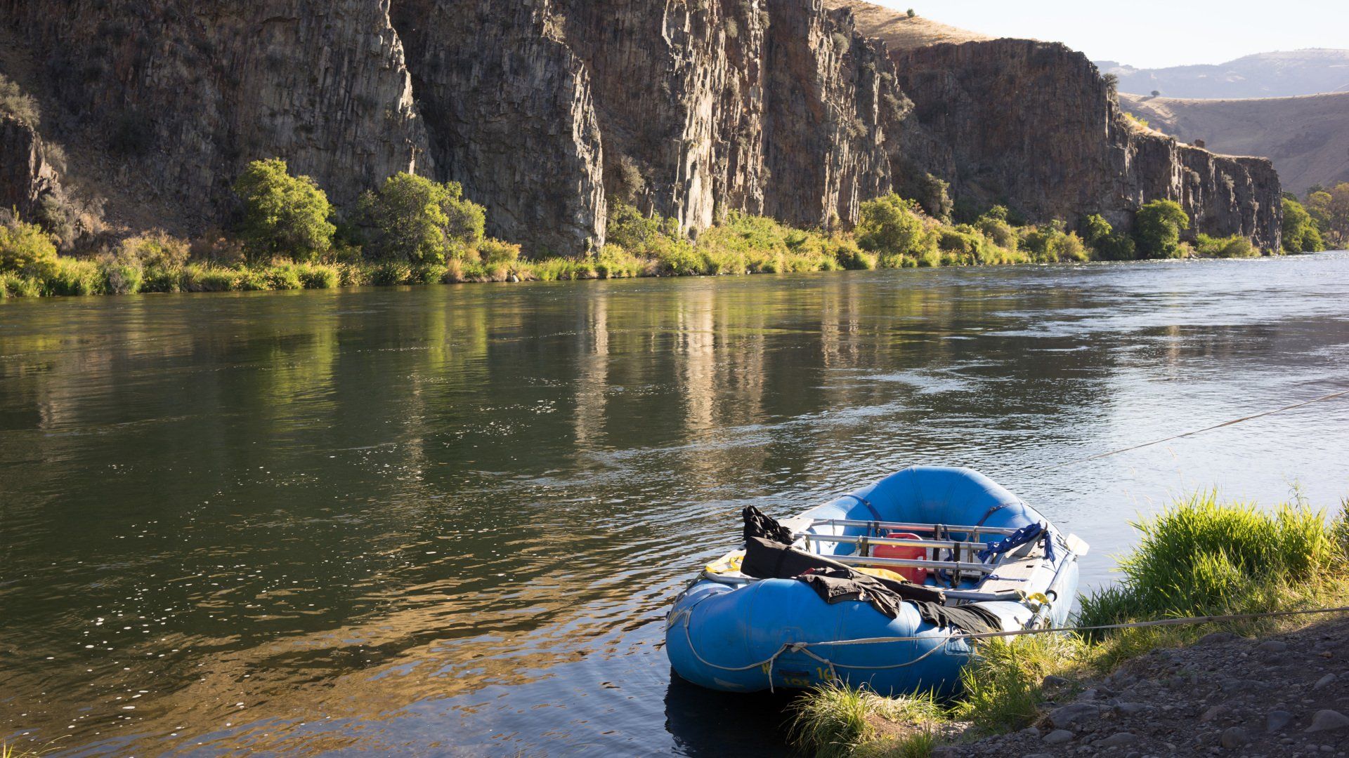 Sections of the Deschutes River have calmer waters perfect for swimming and escaping the summer heat.