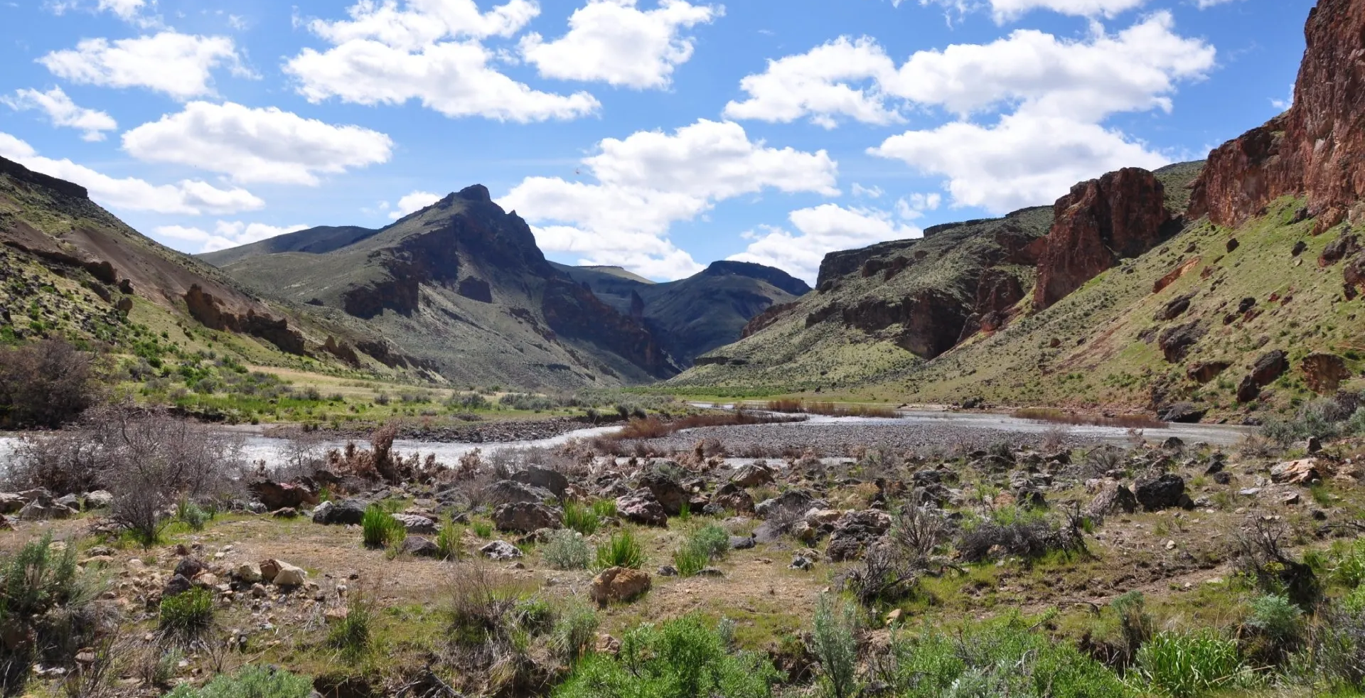 The dramatic river canyons are some of the most thrilling part of the Owyhee River adventure. 