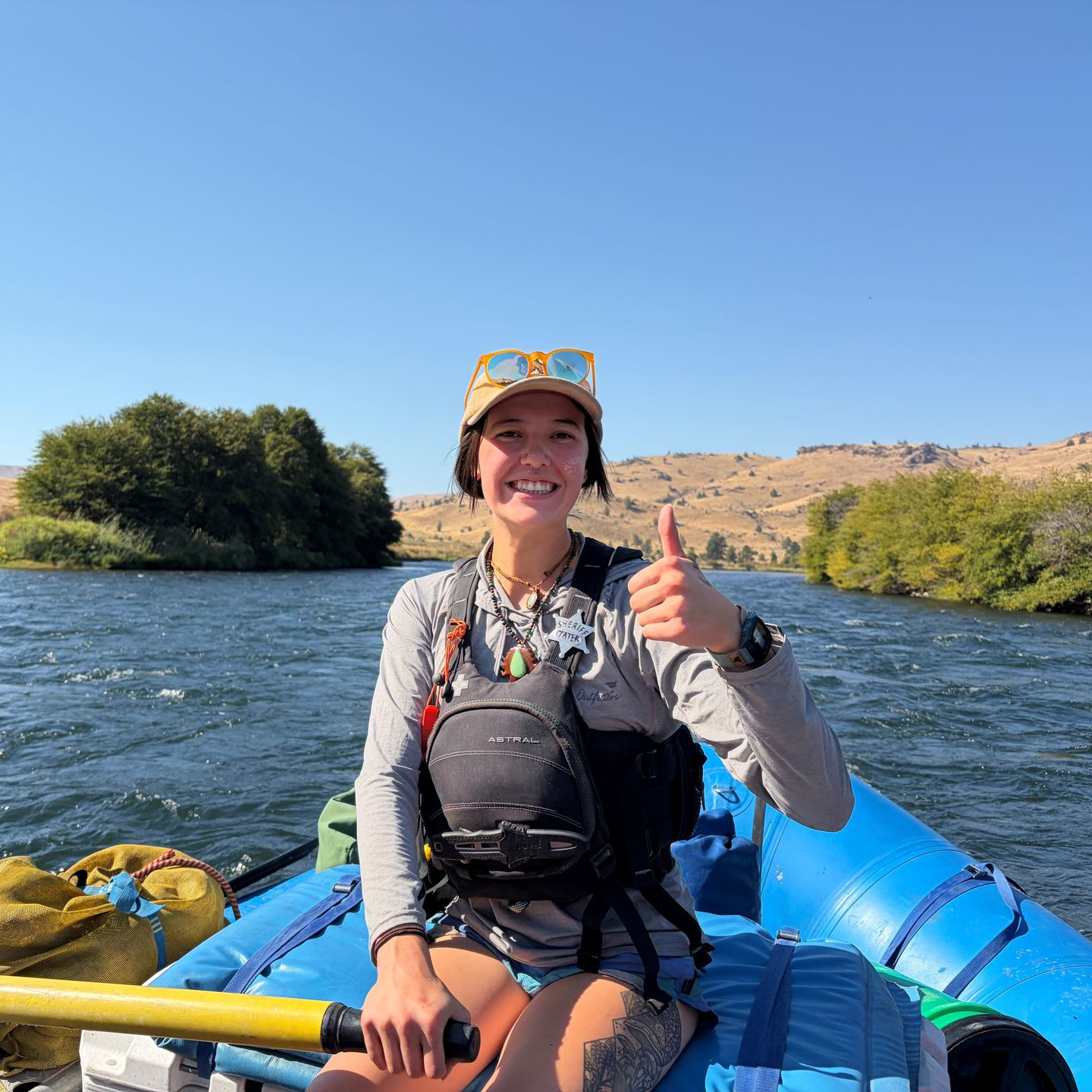 Kole originally started rafting as a way to access more water for fly fishing.