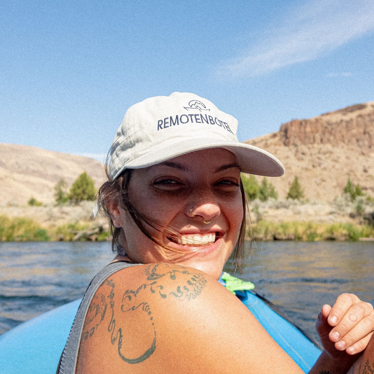 This is our Ouzel Outfitters swag featuring Ouzel the bird.