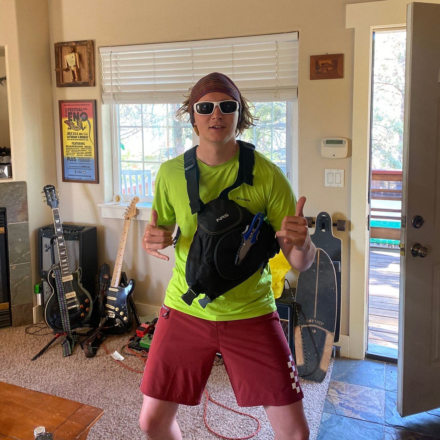 Helen has a degree in Marine Biology, and she moved to Bend and became friends with raft guides.