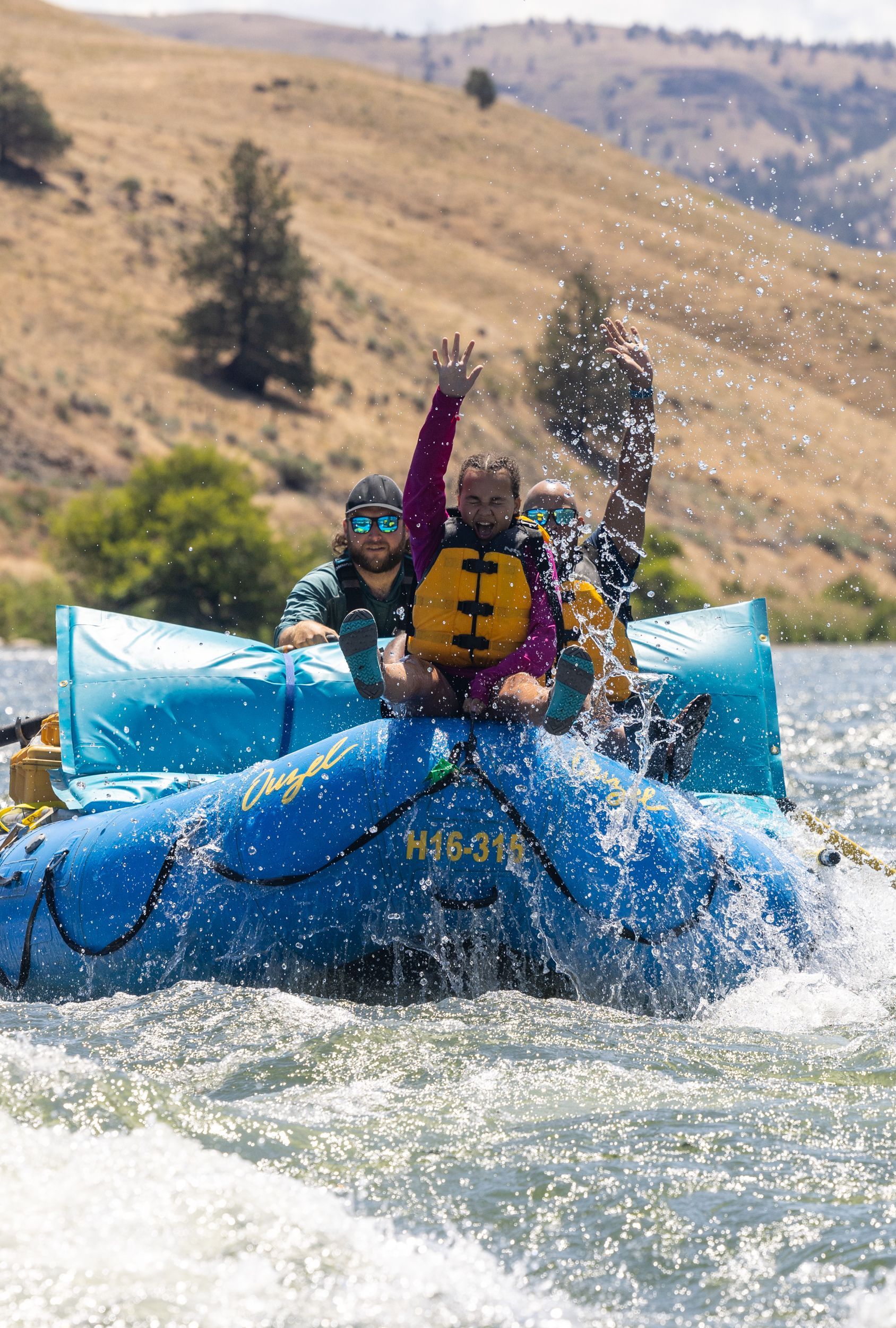 Nothing beats splashy rapids on a hot summer day on the Deschutes River.