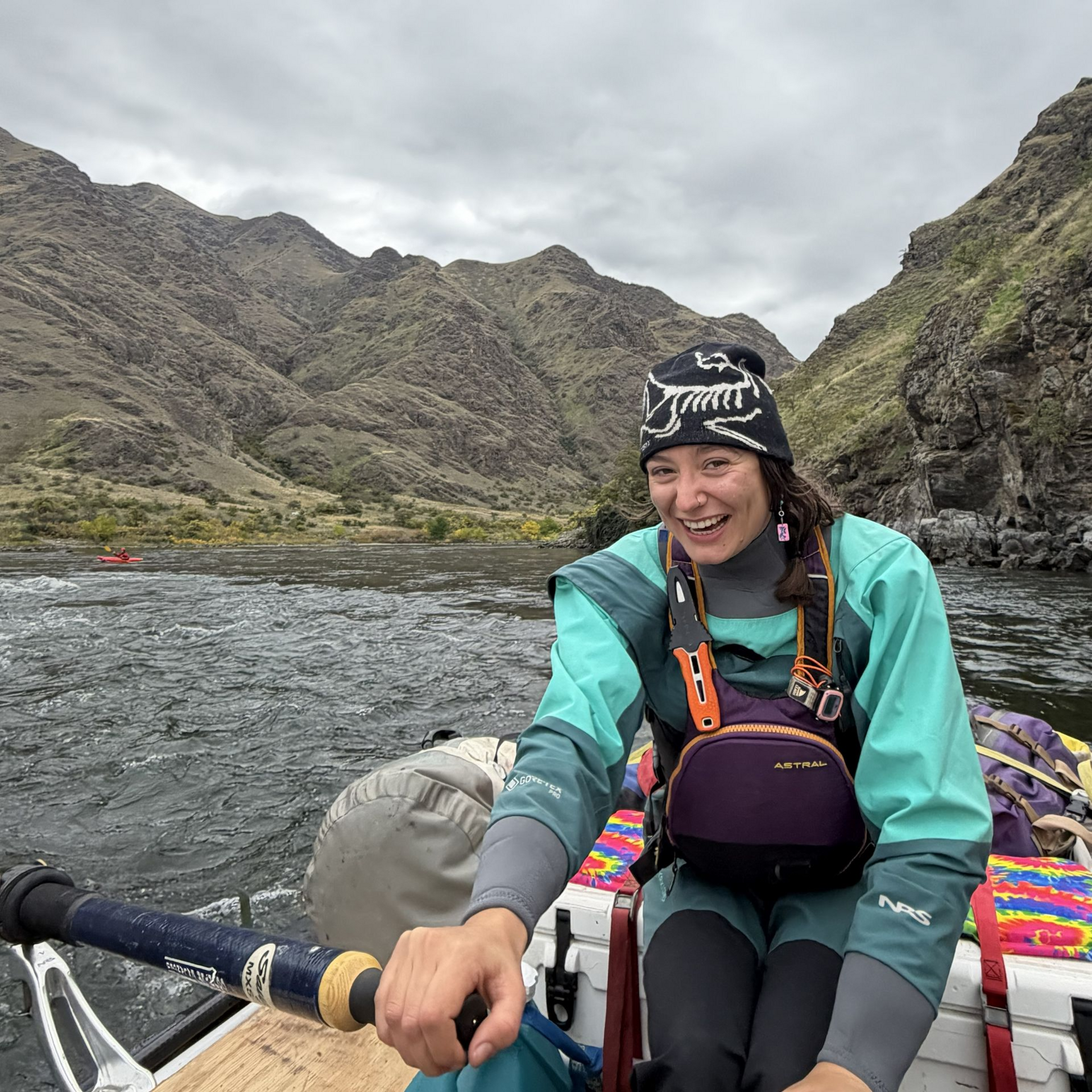 Hailey feels super lucky to be working with Ouzel in the summer and as a snowboarding instructor in the off-season.
