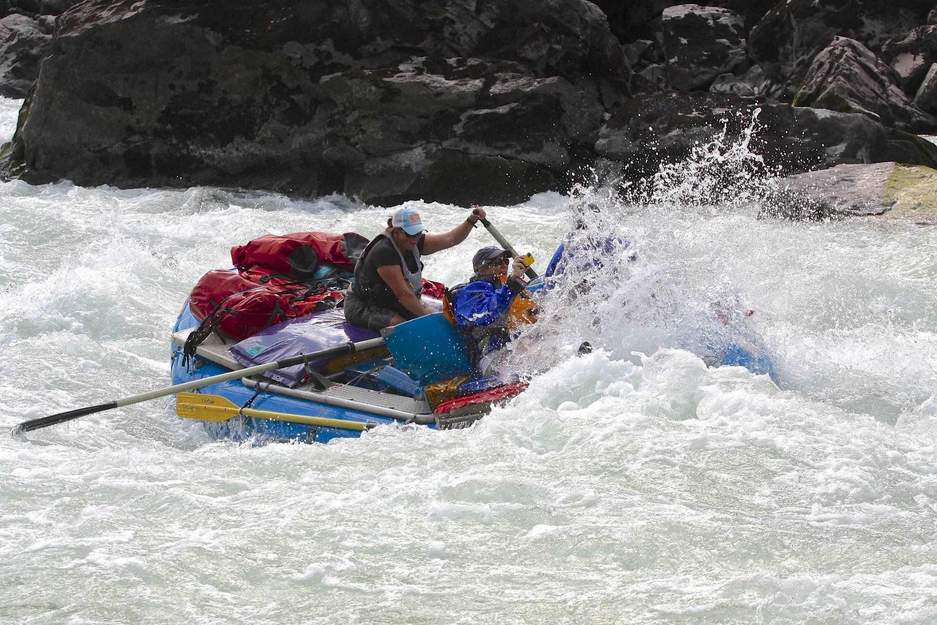 Salmon River rafting adventure also provides exciting rapids and whitewater experiences.