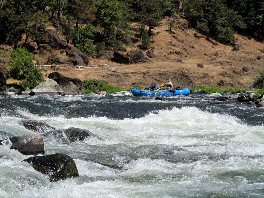 Rapids at Rogue River Wild and Scenic Corridor lives up to the name.