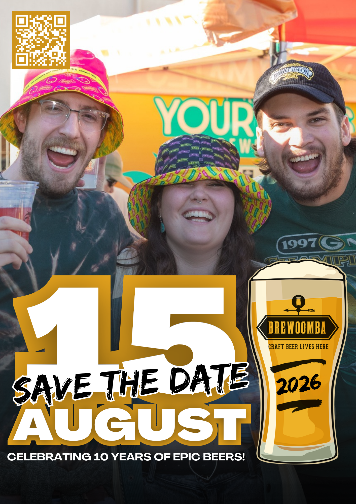 A poster for the toowoomba 's original craft beer festival
