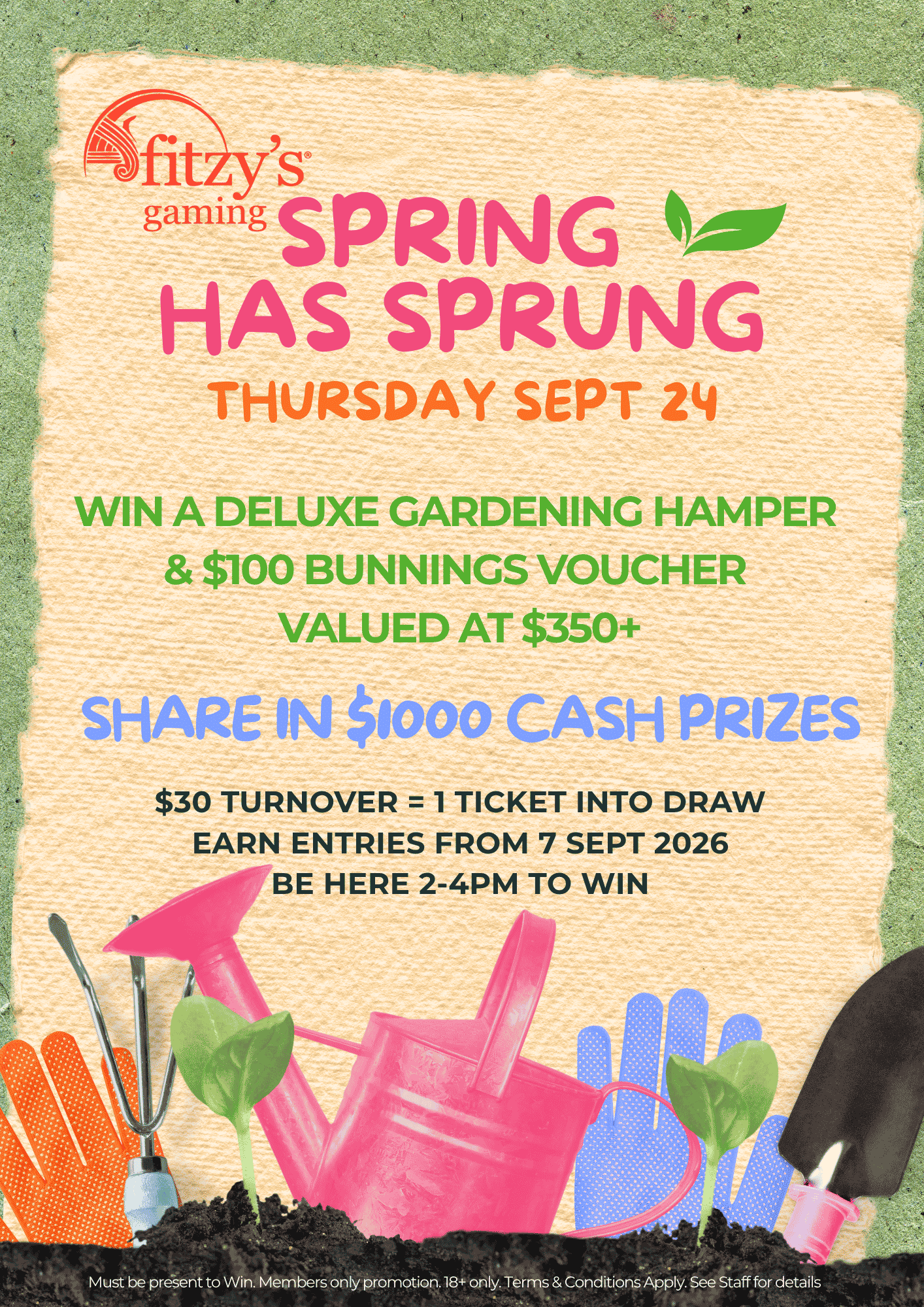 An advertisement for a $1000 cash giveaway with a winter warmer theme