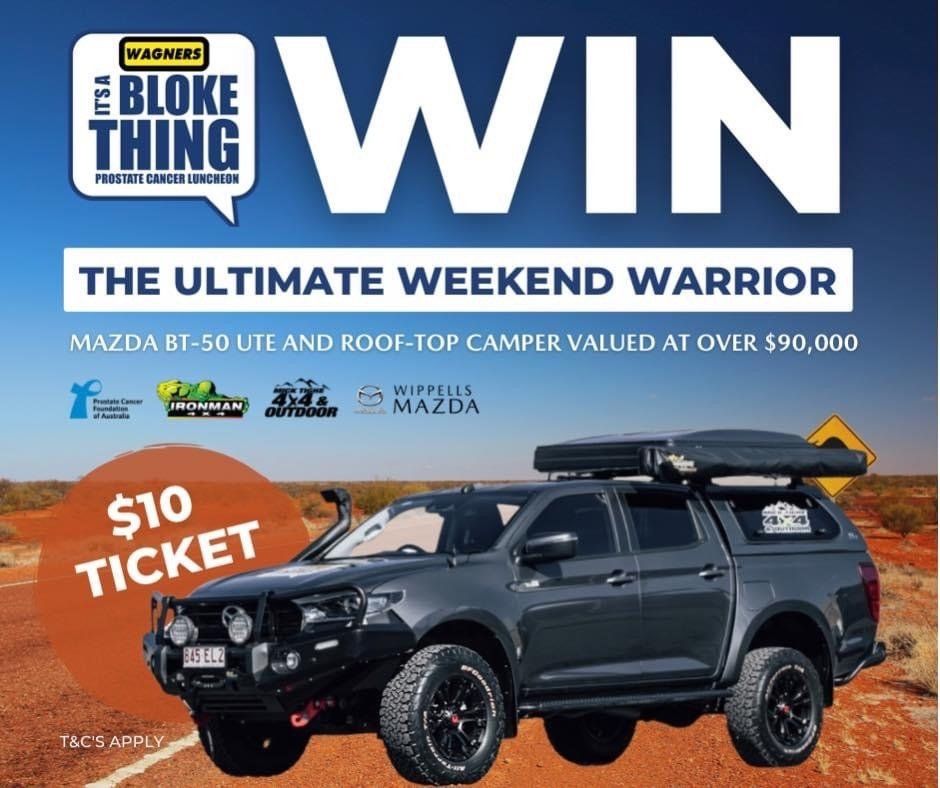 An advertisement for the ultimate weekend warrior with a $ 10 ticket